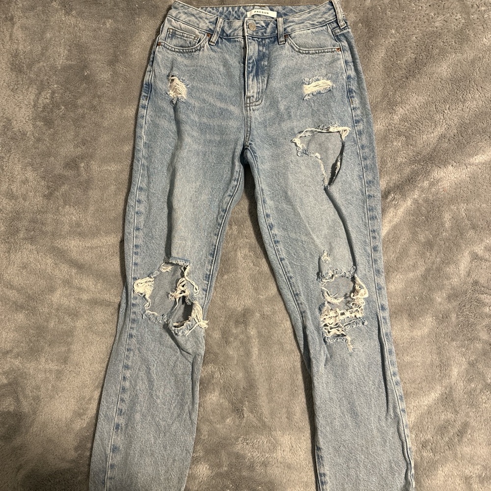 PacSun ripped mom jeans
